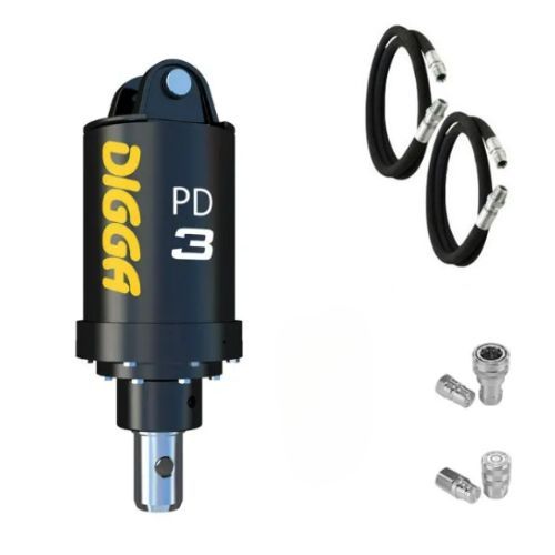 Digga PD3 Auger Drive Packages for Mini Excavators 2 to 5 Ton