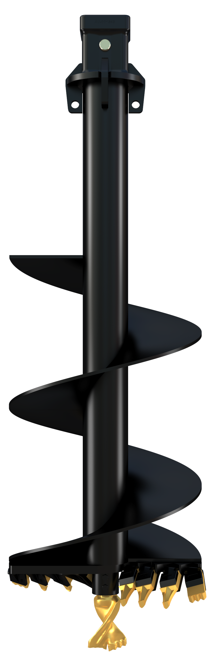 Digga 6 Series A6 EARTH AUGER BITS 75mm Square 1.5M Long MFT 150mm to 1500mm FLAT TOOTH