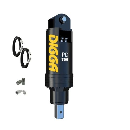 Digga PD18-5 High Flow Auger Drive Packages 15 to 18 Ton - 75mm Square