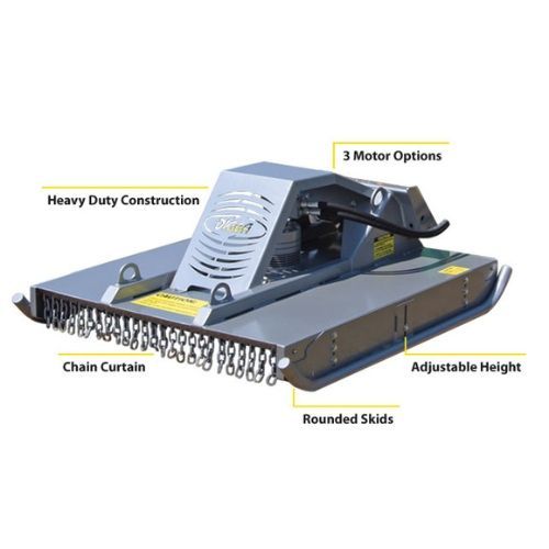 DIGGA SLASHER 1000MM WIDE, STANDARD HITCH, HOSES & COUPLERS SUITS EXCAVATORS UP TO 2T - 30-60LPM FLOW