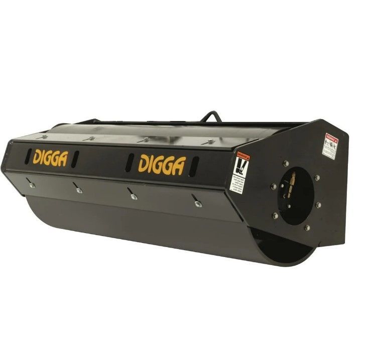 DIGGA 1675MM (66”) SMOOTH DRUM VIBRATORY ROLLER, BUILT IN MULTIFIT FRAME, HOSES & COUPLERS - POA CONTACT US FOR A QUOTE