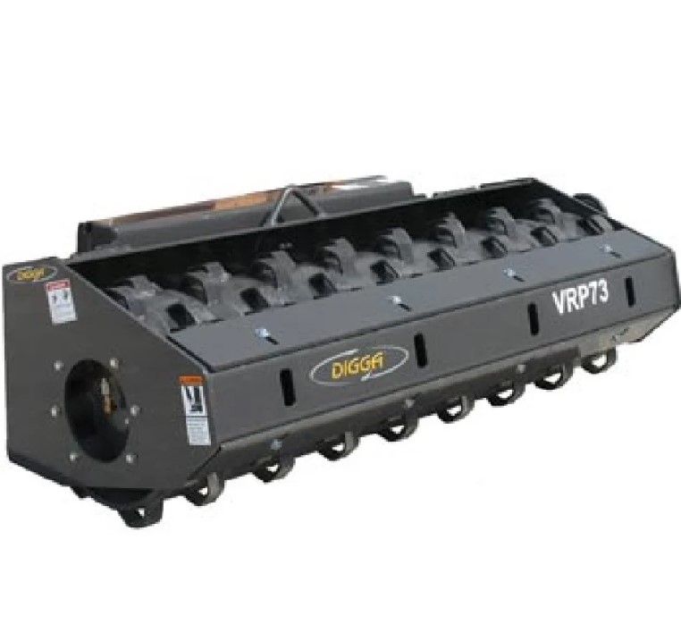 DIGGA 1675MM (66”) SMOOTH DRUM VIBRATORY ROLLER, BUILT IN MULTIFIT FRAME, HOSES & COUPLERS - POA CONTACT US FOR A QUOTE