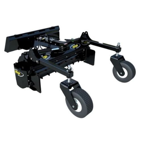 Digga Mini Power Rake Multifit 48" 1219MM HYDRAULIC ANGLE - MINI MULTIFIT (KANGA / DINGO / BOXER)