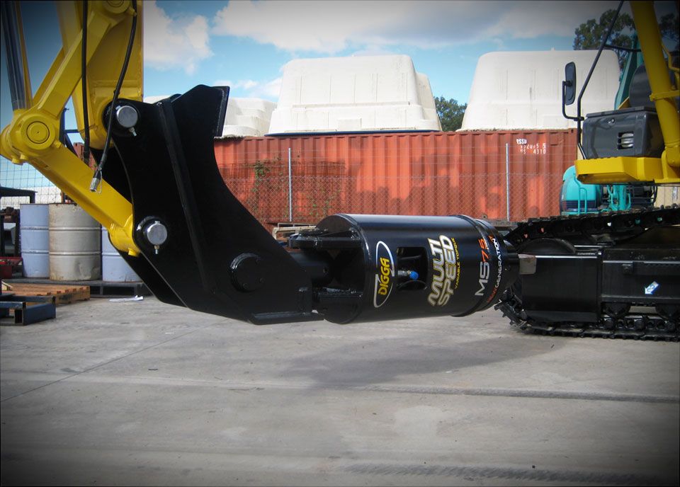 EXCAVATOR RYNO PILING HITCH TO SUIT PD12-PD15 AUGER DRIVE