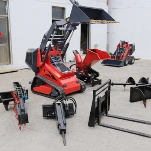 Mini Posi Track with Briggs & Stratton engine with 4 in 1 Bucket  960kg - 23Hp