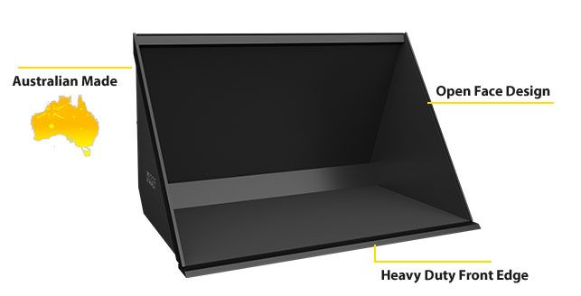 MINI MULCH BUCKETS 900MM - SUITS STAND ON MACHINES