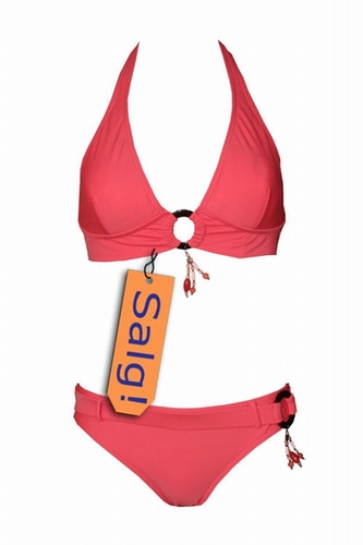 Diva Halterneck og beltebukse Coral