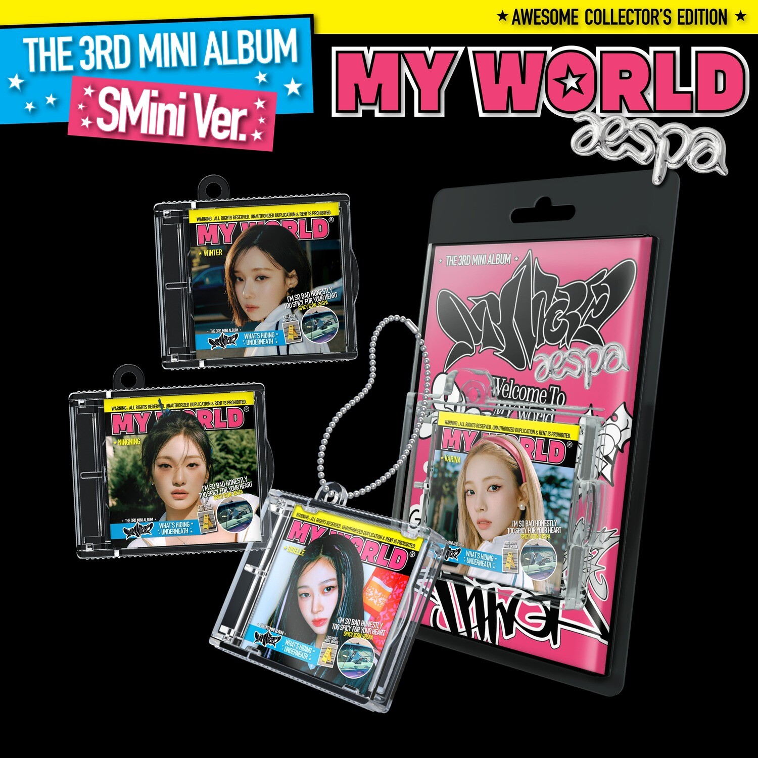 aespa MY WORLD - Random SMini