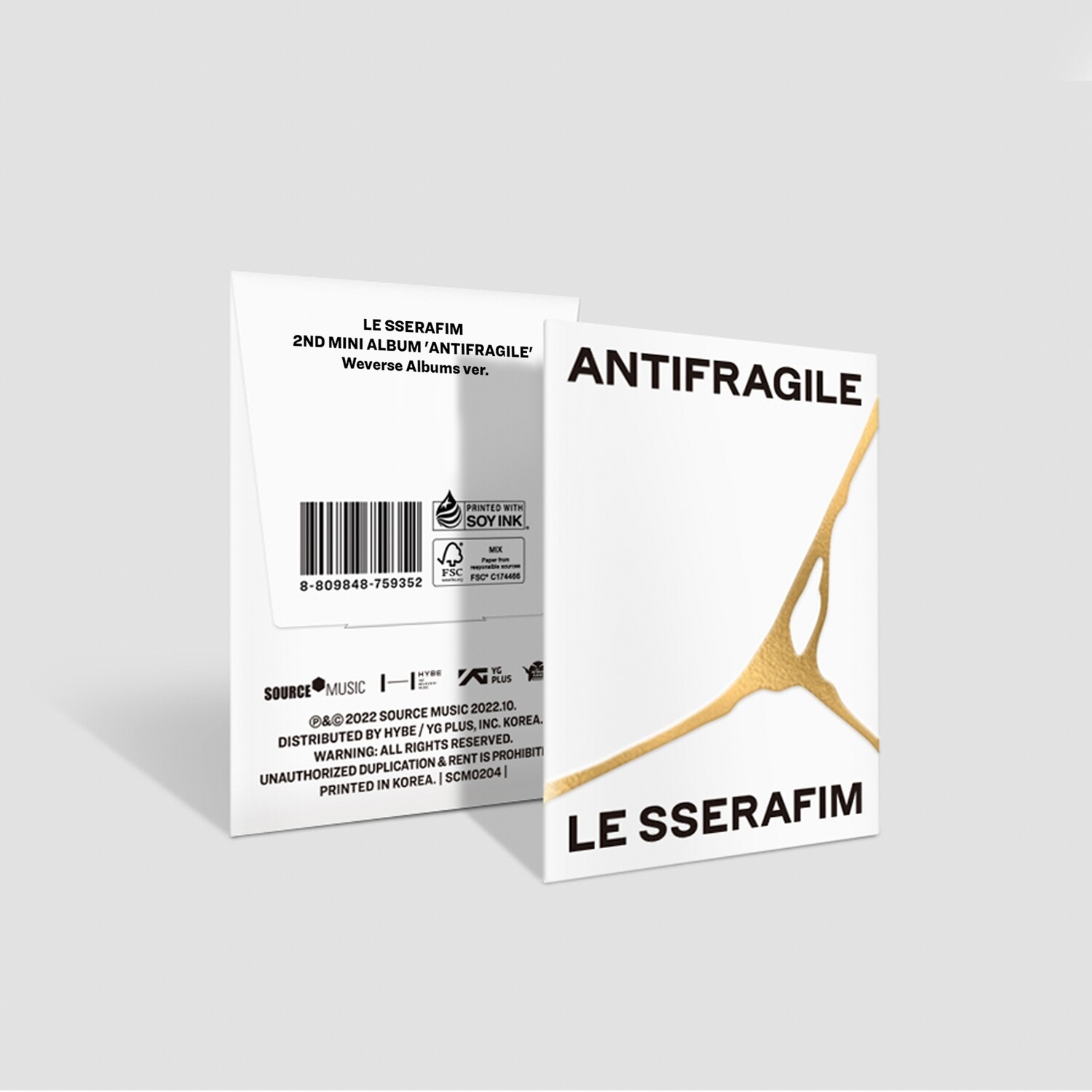 LE SSERAFIM ANTIFRAGILE - Weverse Albums ver.