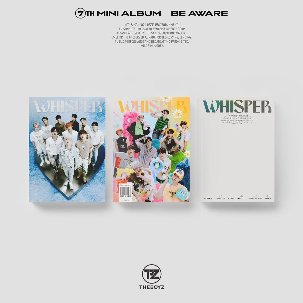THE BOYZ BE AWARE - Random ver.