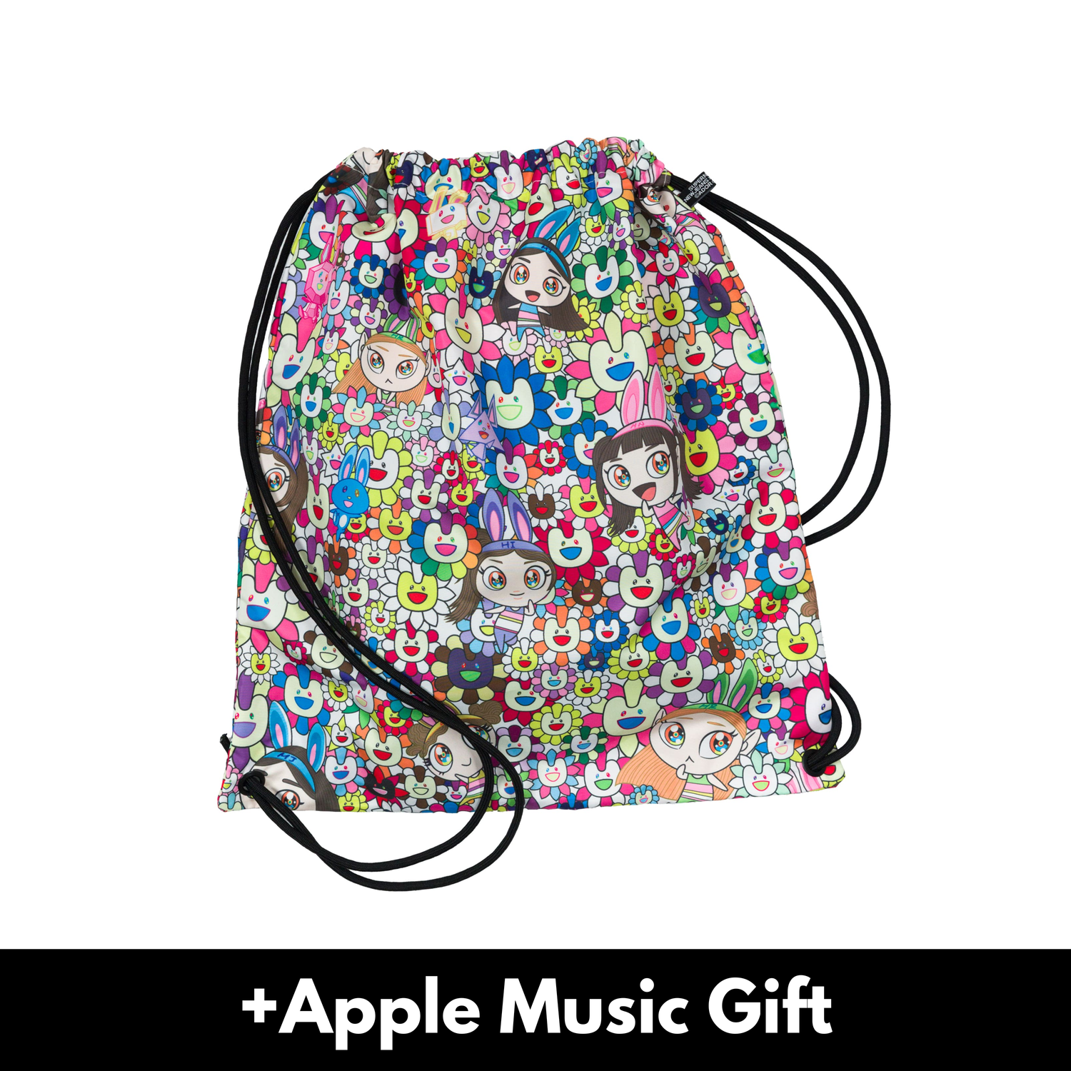 NewJeans Supernatural - NJ X MURAKAMI Drawstring Bag - APPLE MUSIC GIFT