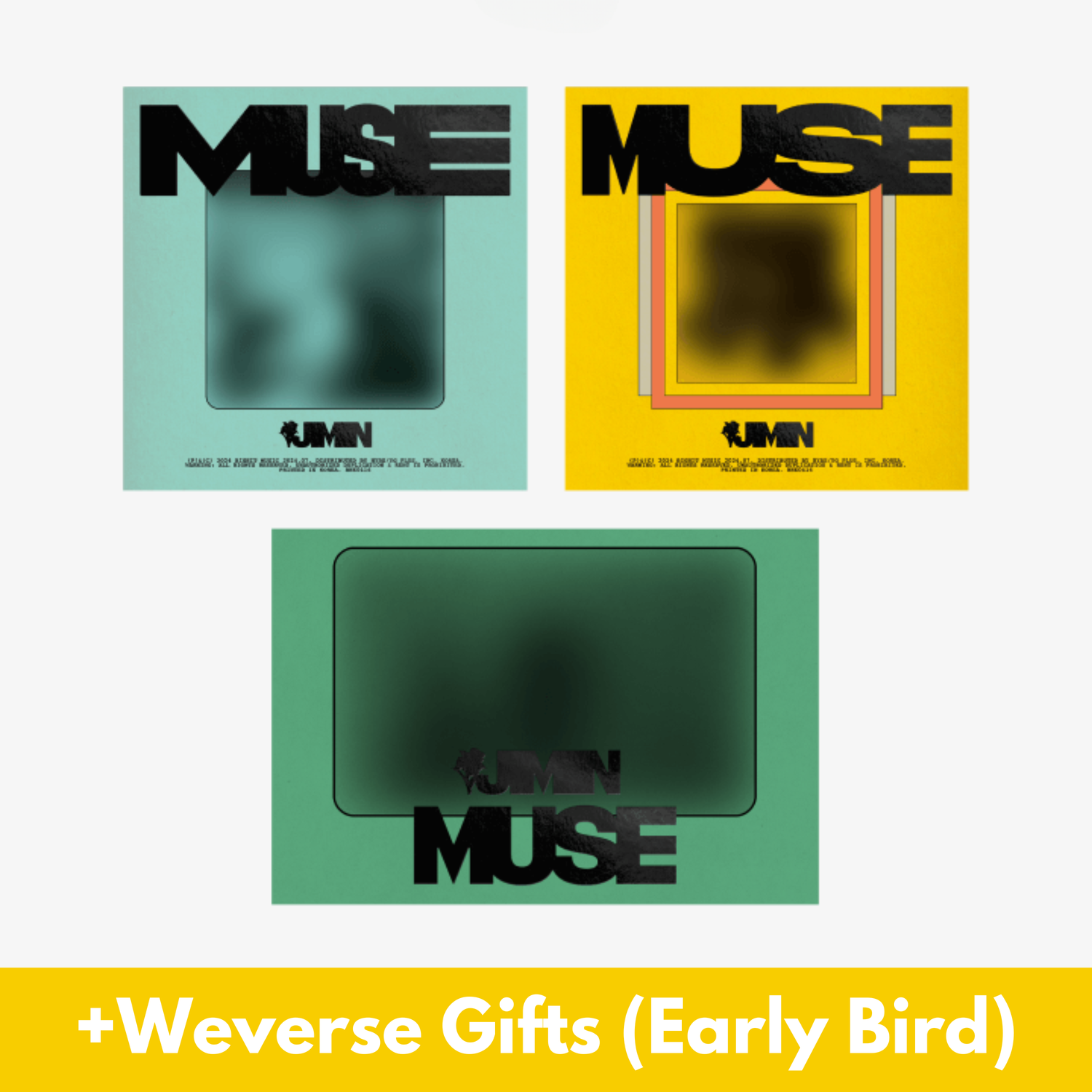 (BTS) Jimin MUSE - 3 Version Set - Weverse Gifts (Early Bird)
