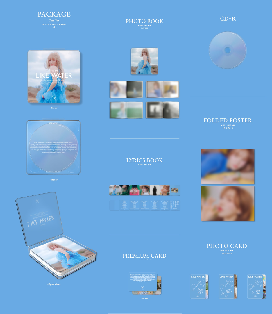 (Red Velvet) WENDY Like Water - Case