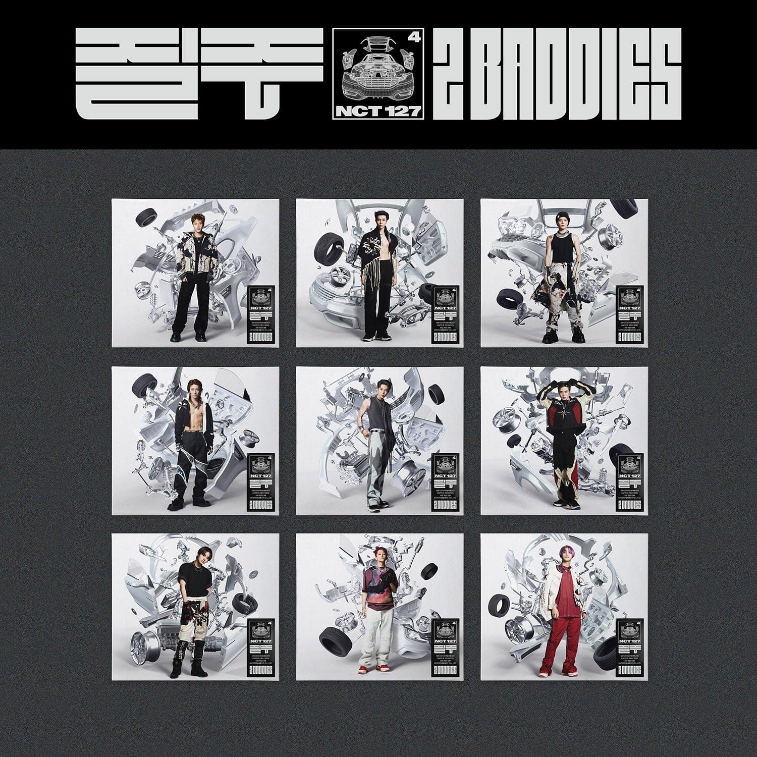 NCT 127 2 Baddies 질주 - Random Digipack