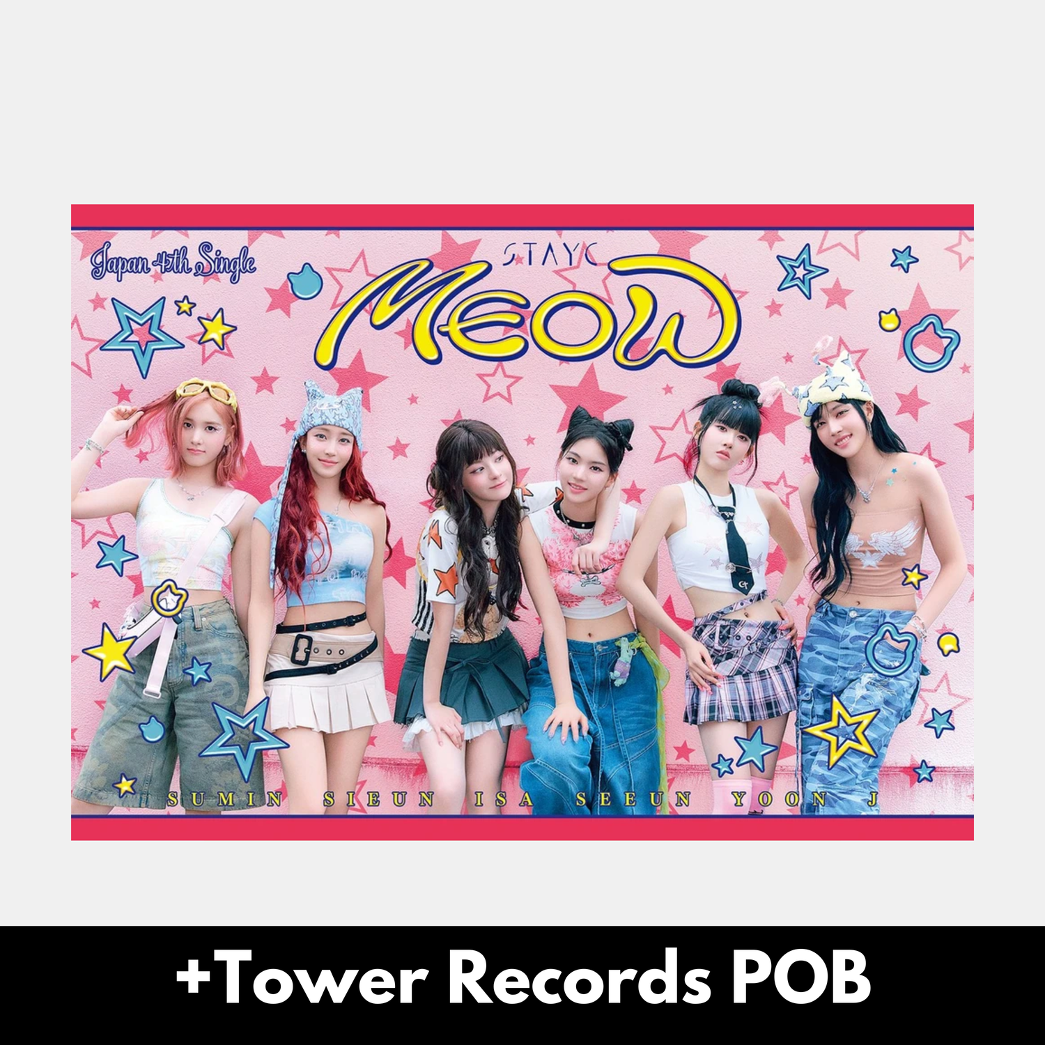 STAYC MEOW / Cheeky Icy Thang - Limited + Tower Records Gift
