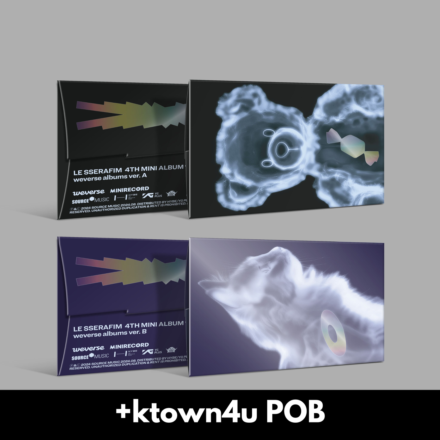 LE SSERAFIM CRAZY - Random Weverse Album + ktown4u POB
