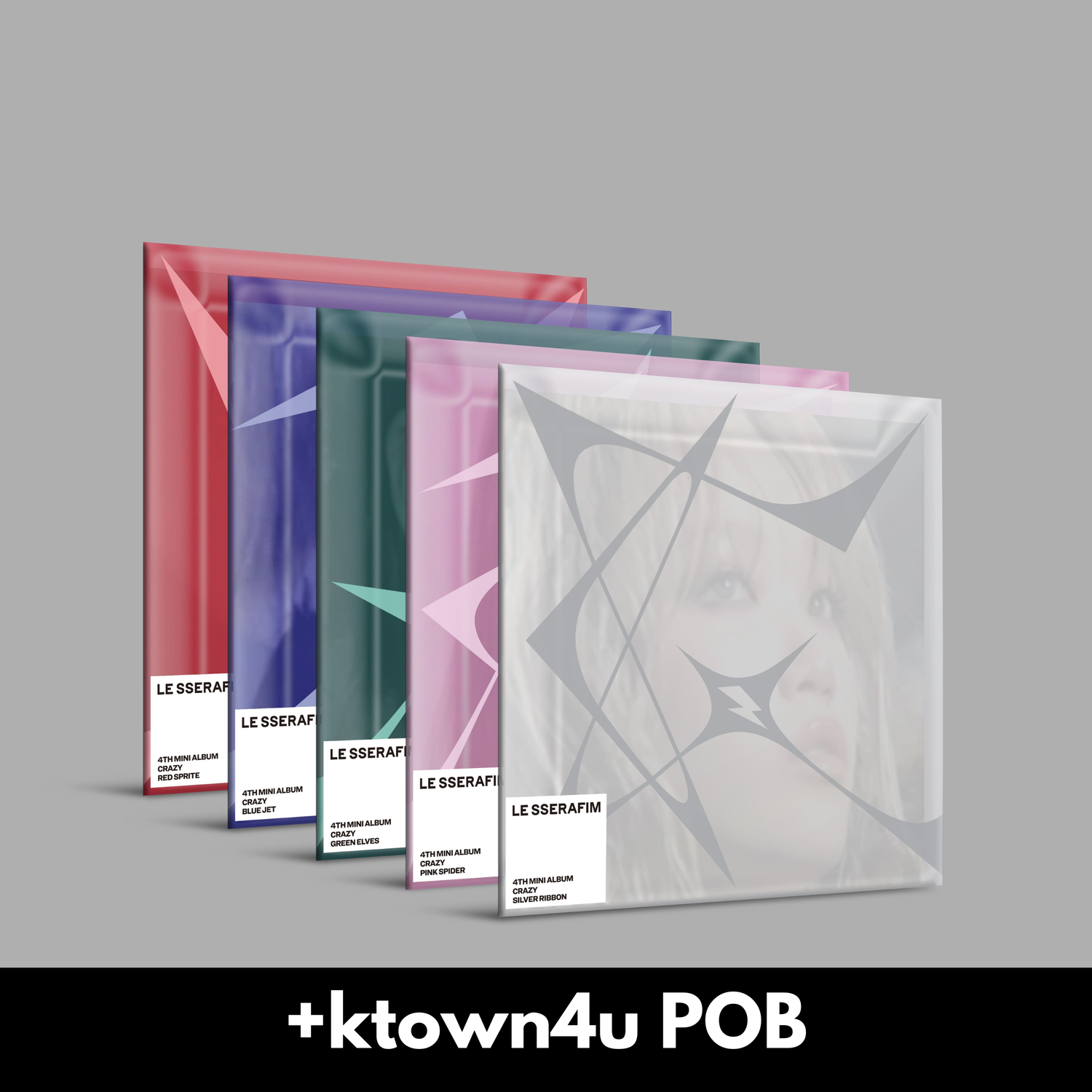 LE SSERAFIM CRAZY - Random Compact + ktown4u POB