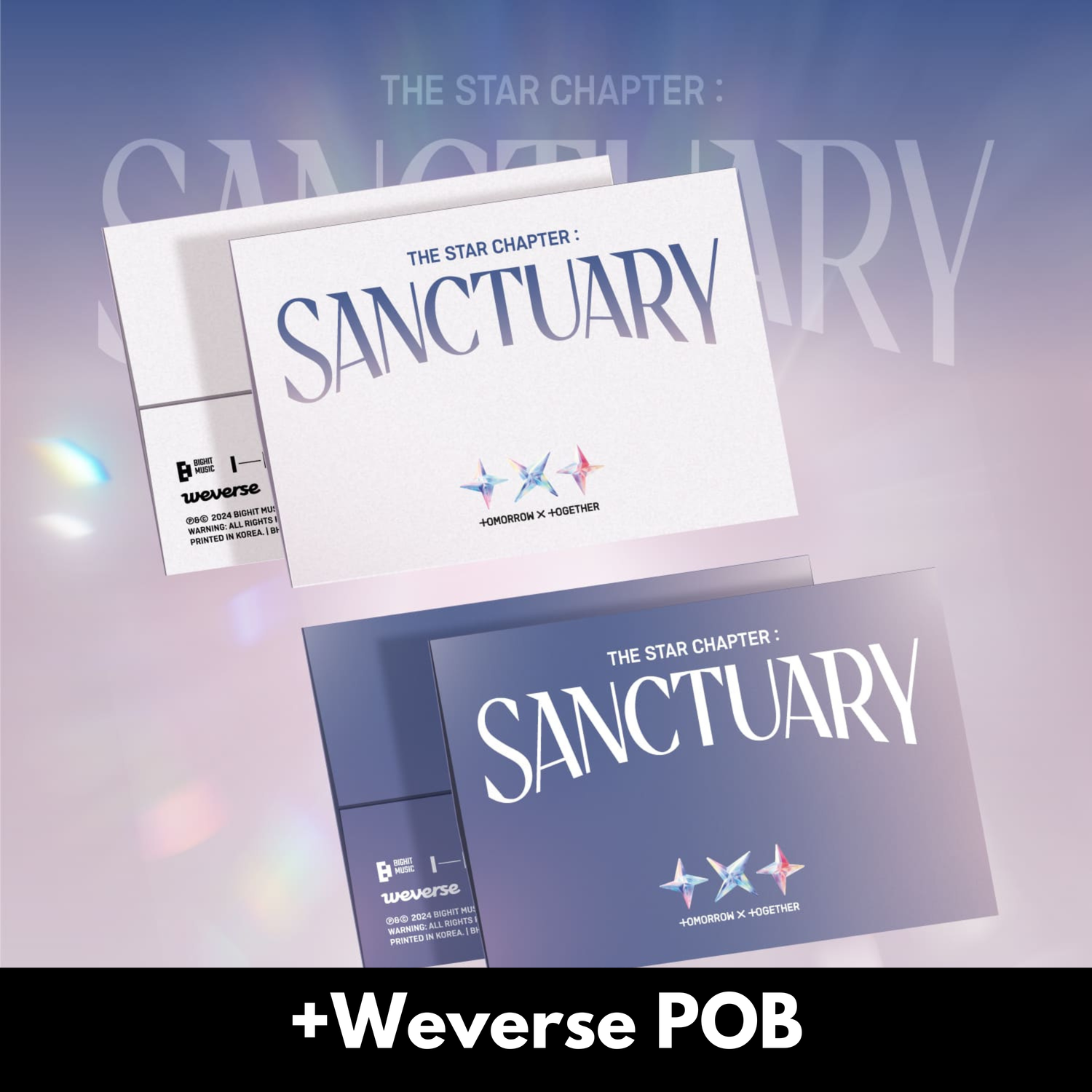 TXT The Star Chapter: SANCTUARY - Random Weverse Album + Weverse POB