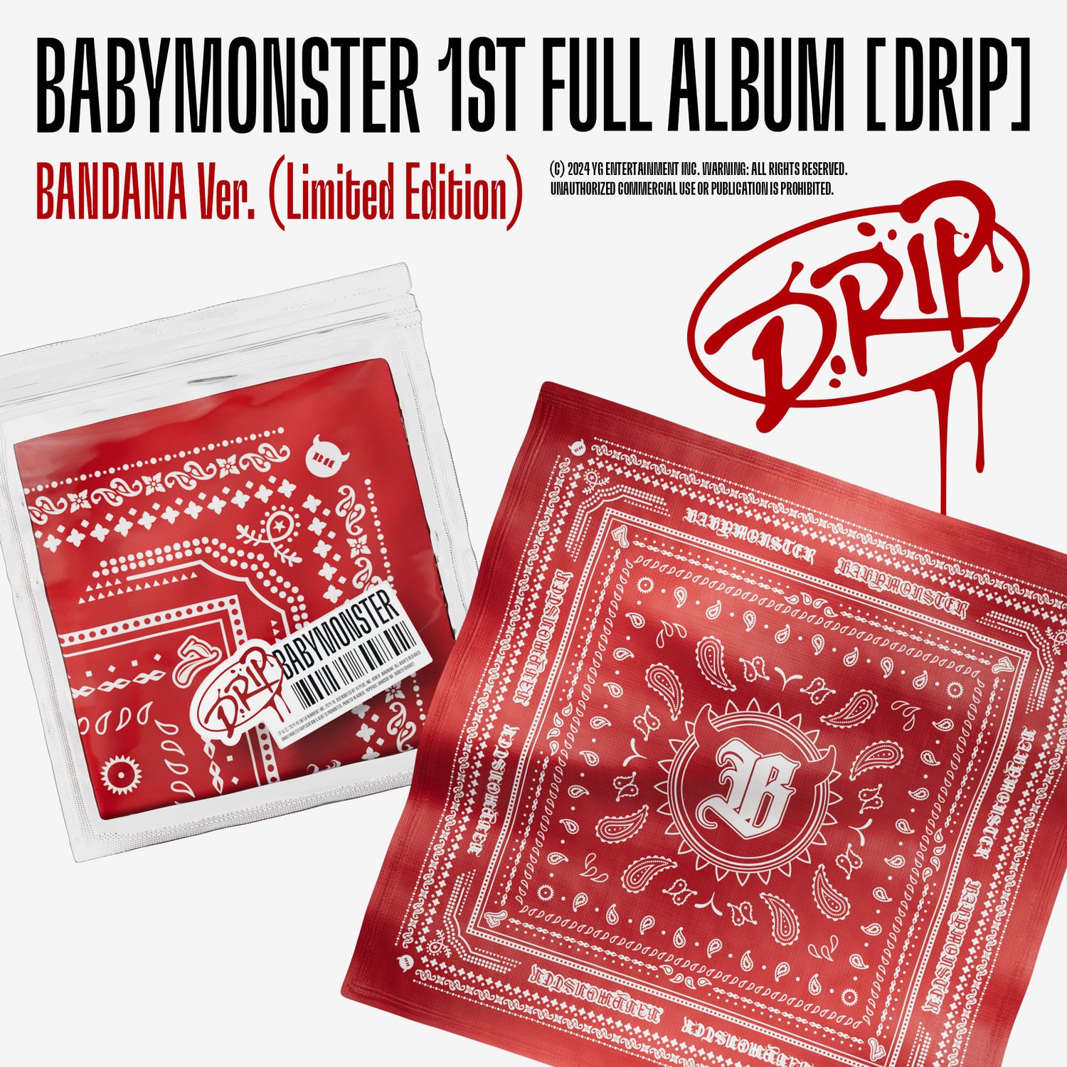 BABYMONSTER DRIP - Limited Edition / Bandana