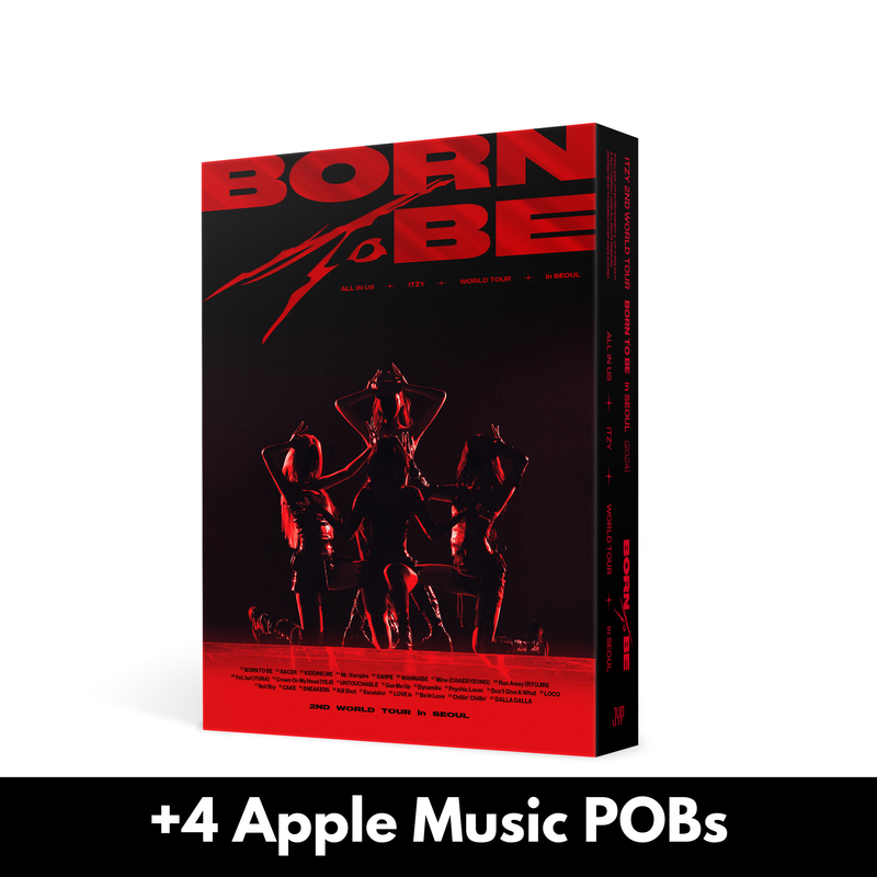 ITZY BORN TO BE in Seoul - DVD + 4 Apple Music POBs