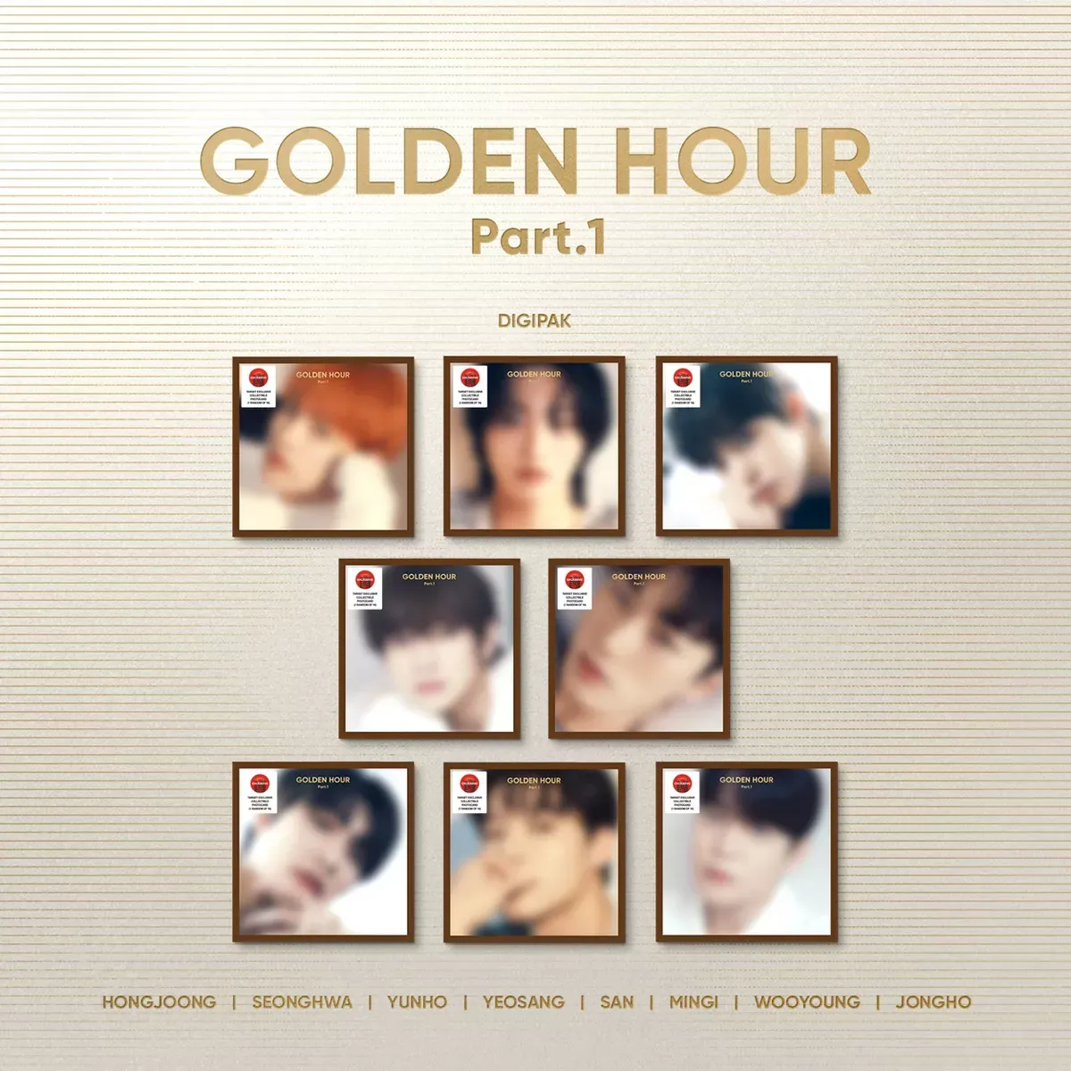 ATEEZ Golden Hour Pt. 1 - Target Exclusive Digipack