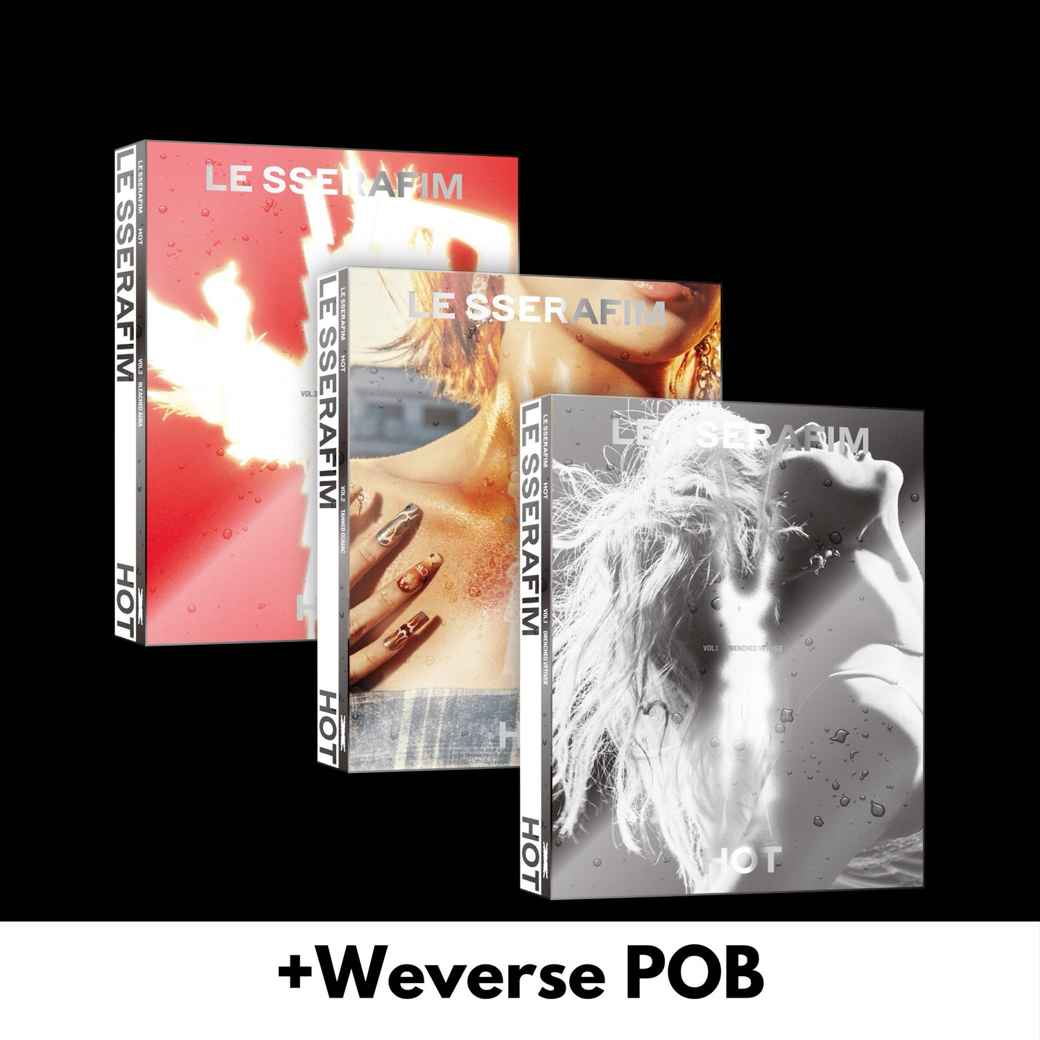 LE SSERAFIM HOT - Random ver + Weverse POB