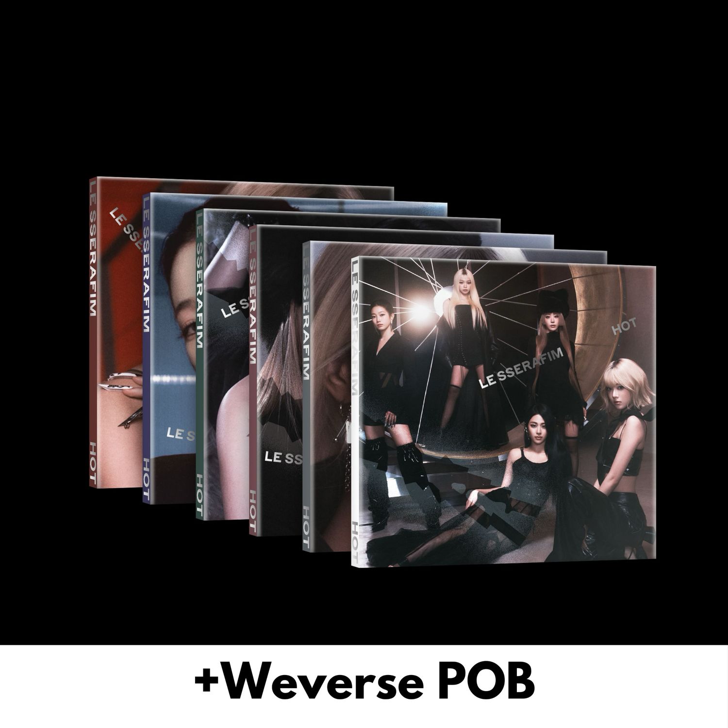 LE SSERAFIM HOT - Random Compact + Weverse POB