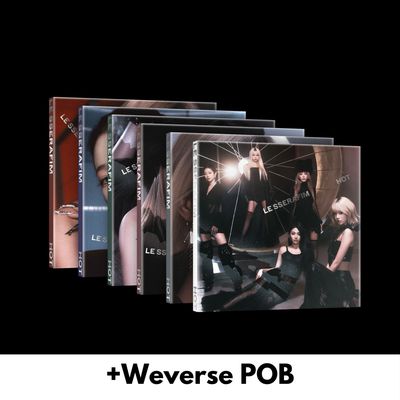 LE SSERAFIM HOT - Random Compact + Weverse POB