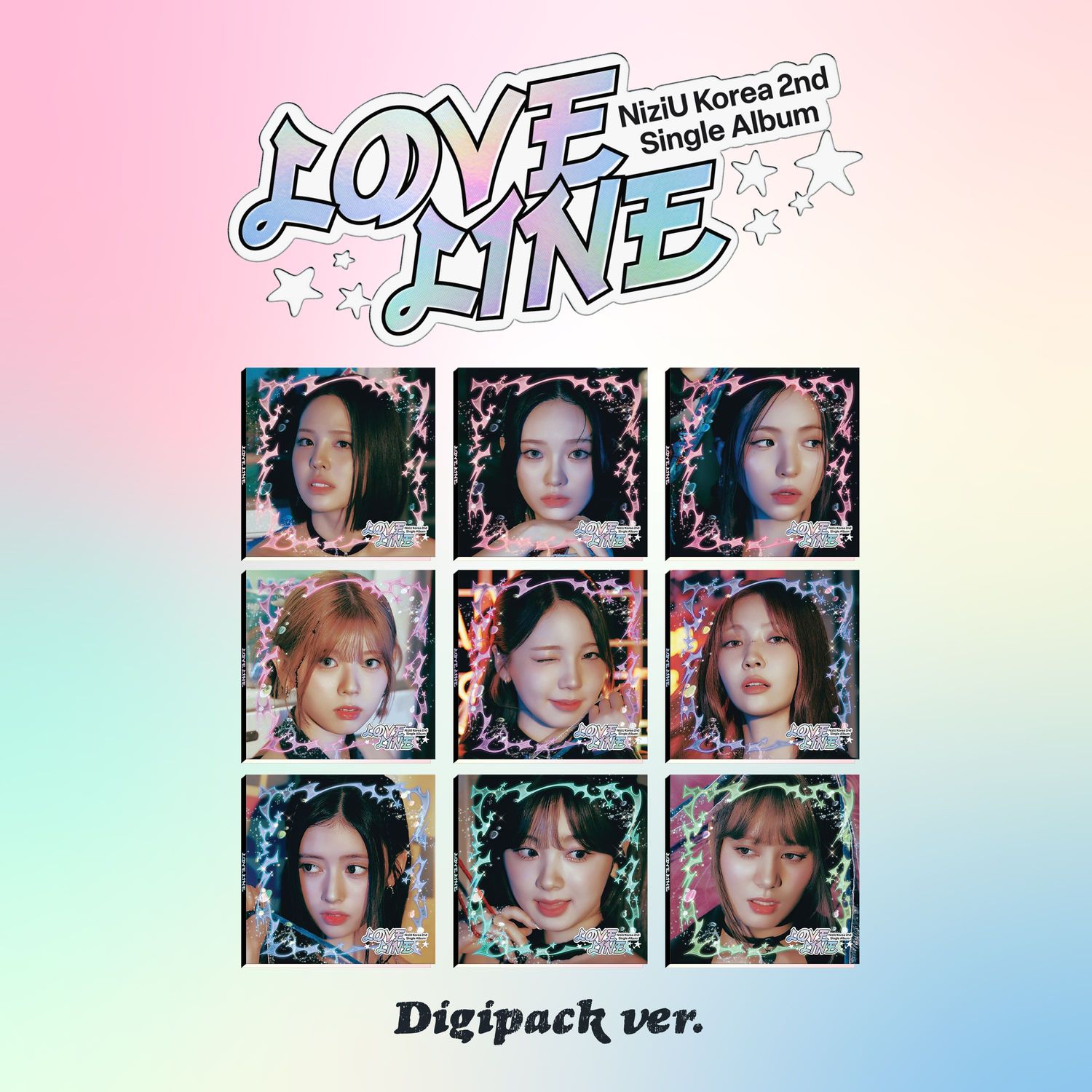 NiziU LOVE LINE - Random Digipack