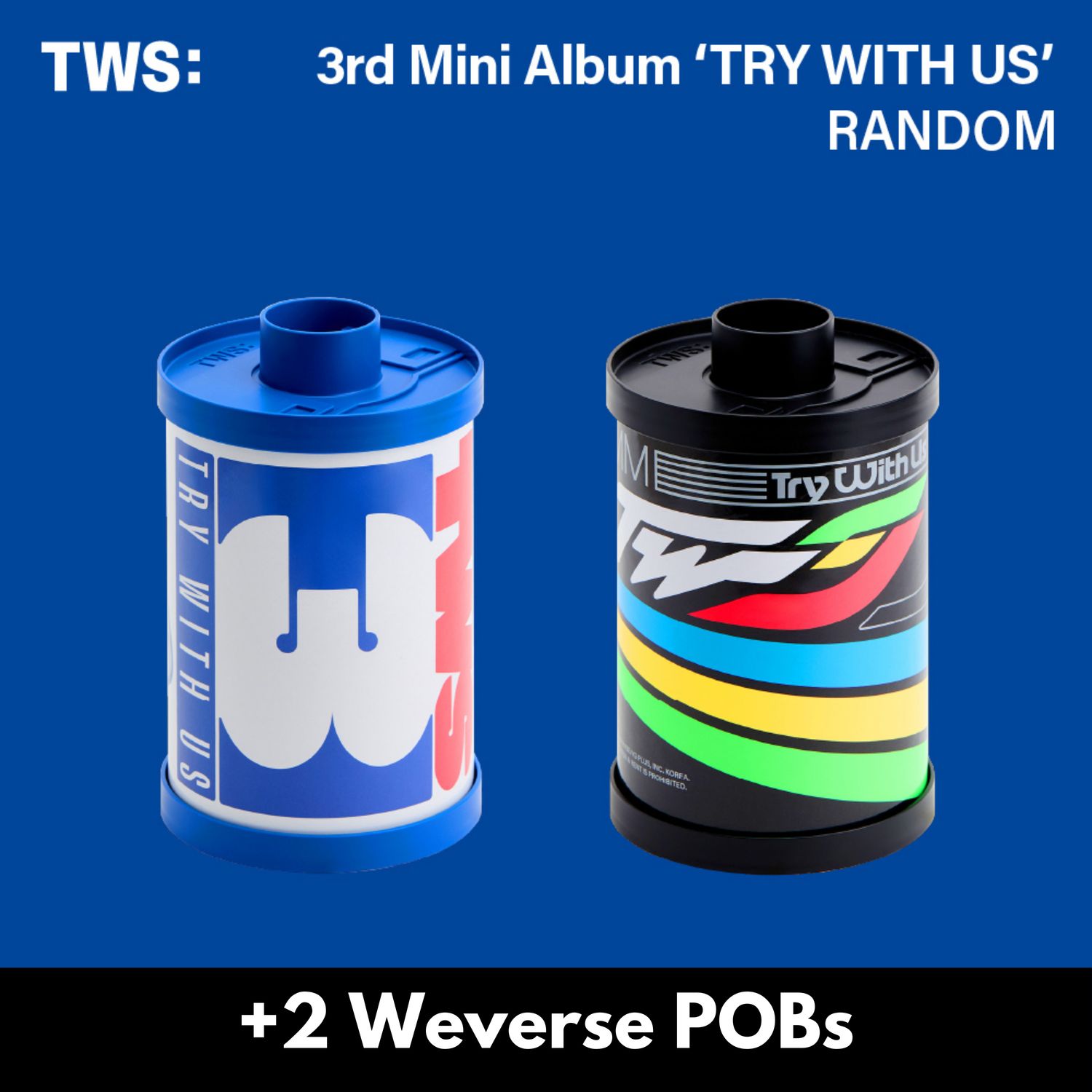 TWS TRY WITH US - Random ver + 2 Weverse POBs