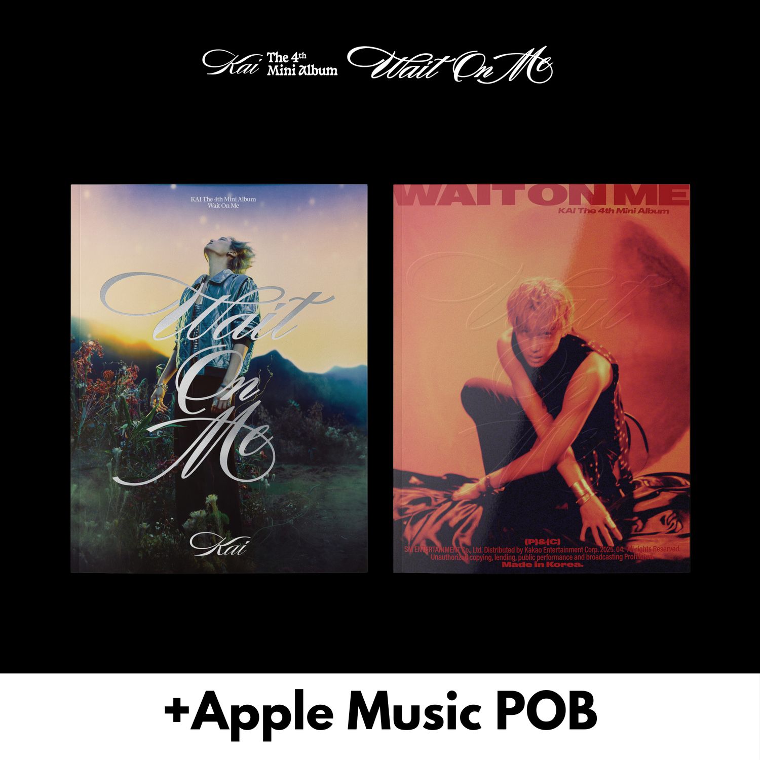 KAI Wait On Me - Random Photobook + Apple Music POB