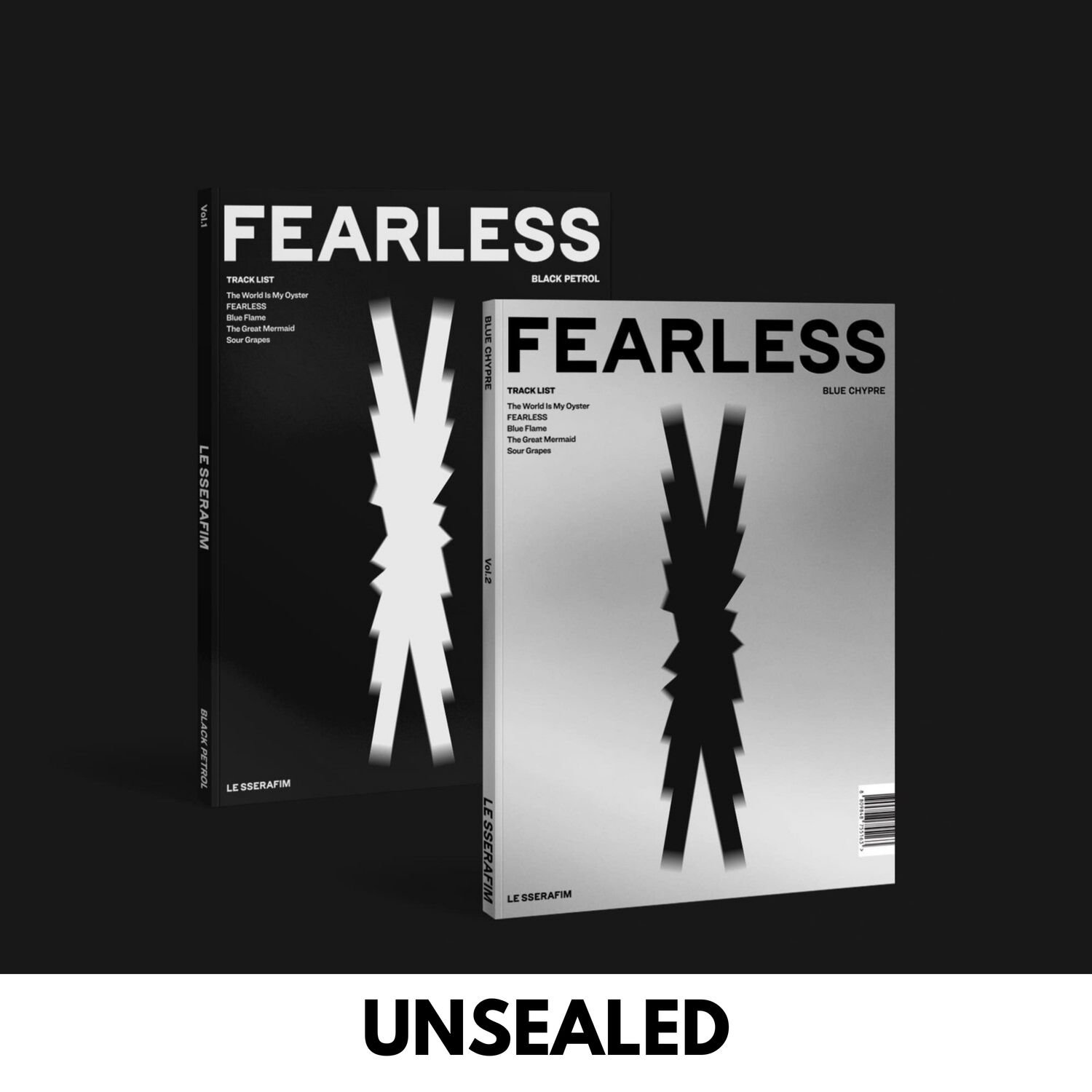 LE SSERAFIM FEARLESS - BLUE CHYPRE