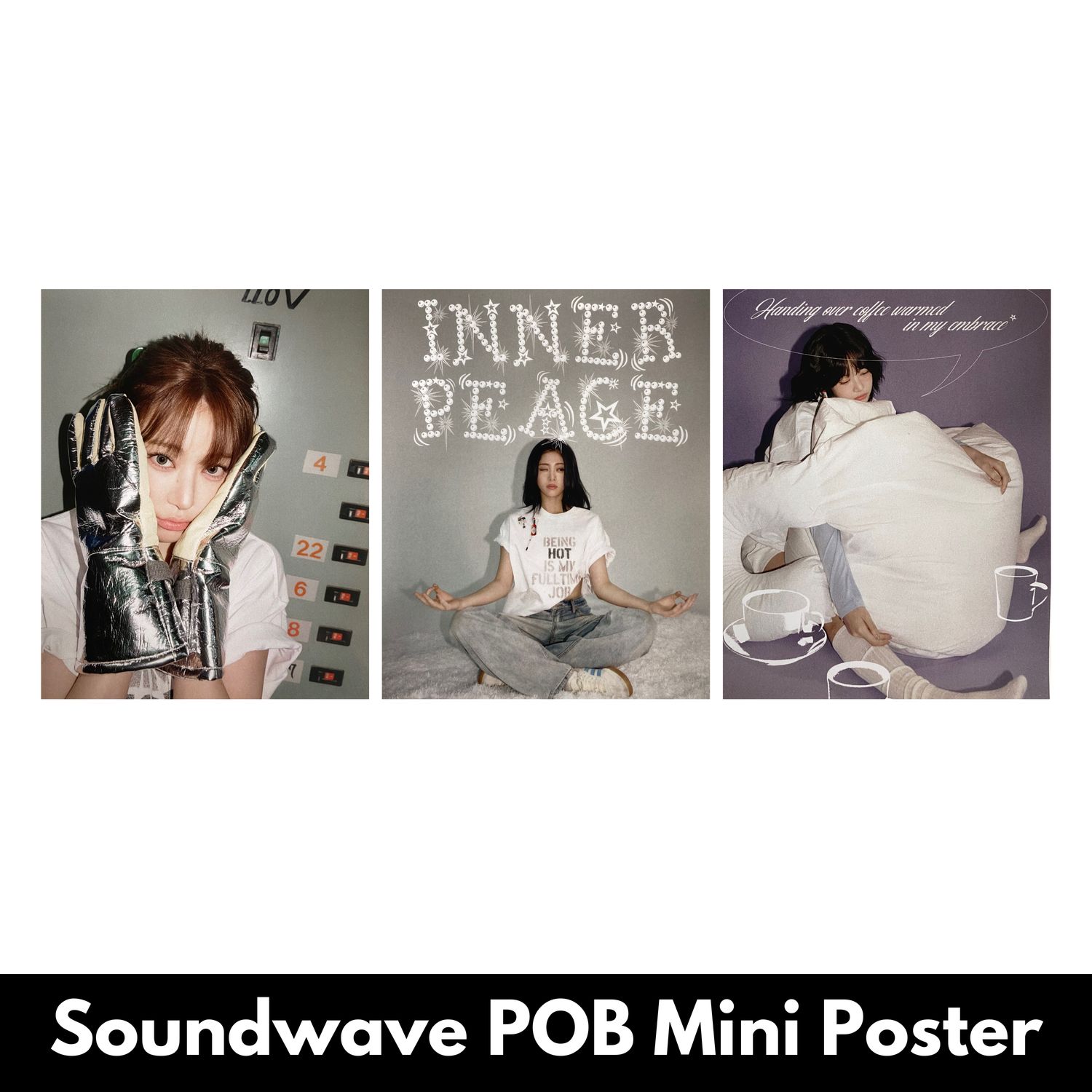 LE SSERAAFIM HOT - Soundwave POB Mini Poster