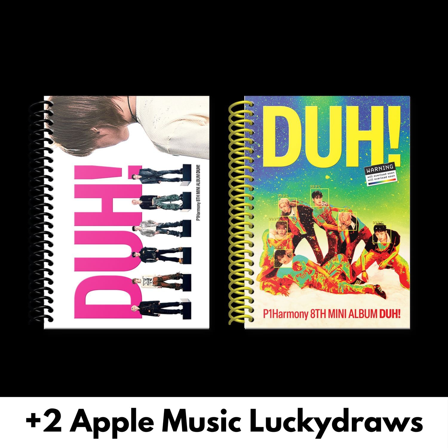 P1Harmony DUH! - Random Photobook + 2 Apple Music Luckydraws