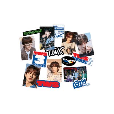Sticker &amp; Photocard Set - TWS TRY WITH US