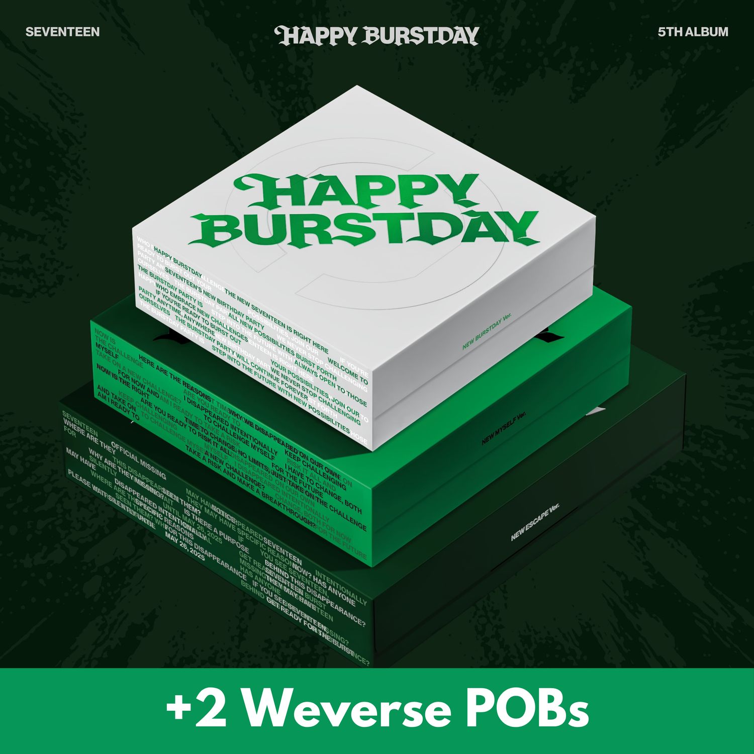 SEVENTEEN HAPPY BURSTDAY - Random ver + Weverse POBs