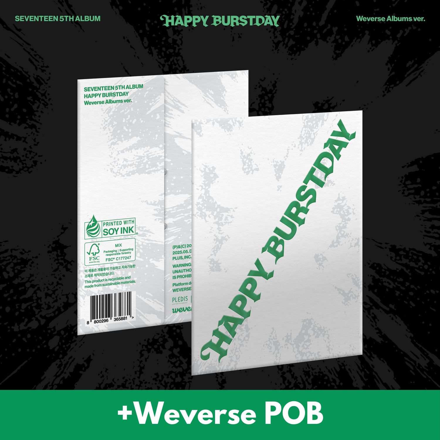 SEVENTEEN HAPPY BURSTDAY - Weverse Album + Weverse POB