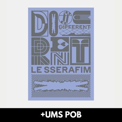 LE SSERAFIM DIFFERENT - Limited OFFBEAT CLOVE + UMS Luckydraw