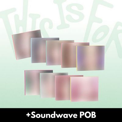 TWICE THIS IS FOR - Random Digipack + Soundwave POB
