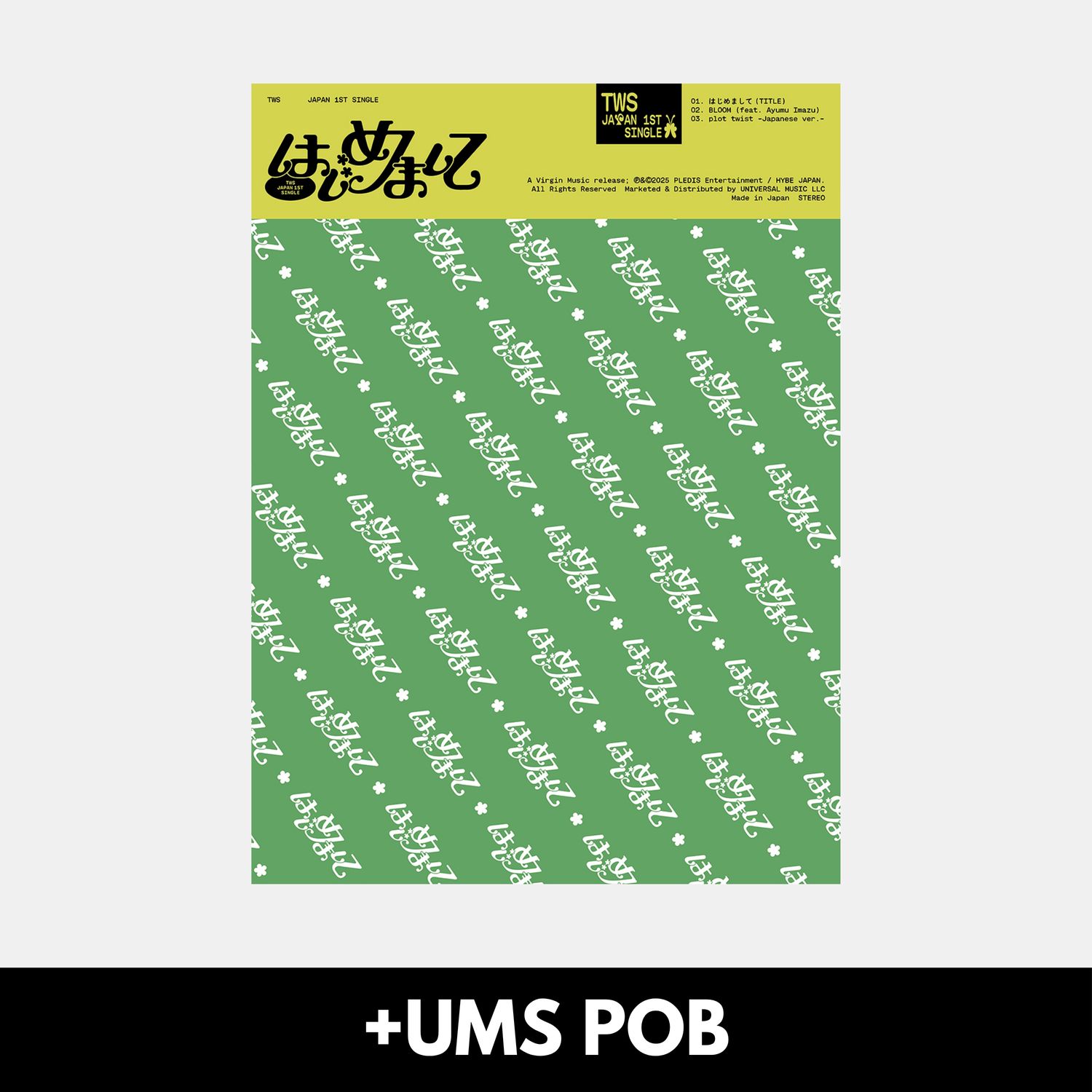 TWS はじめまして (Hajimemashite) - Limited B + UMS POB