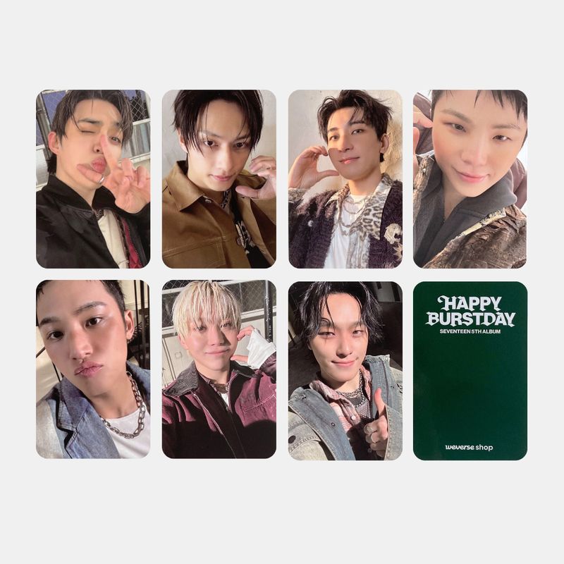 SEVENTEEN HAPPY BURSTDAY Weverse POB