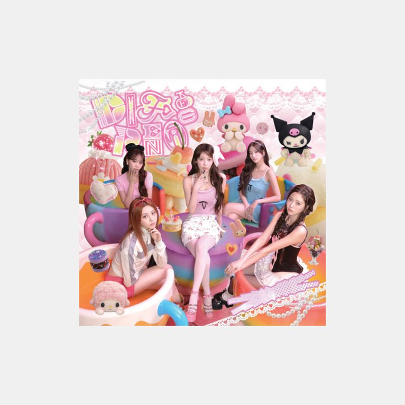 LE SSERAFIM DIFFERENT - Limited Edition My Melody &amp; Kuromi