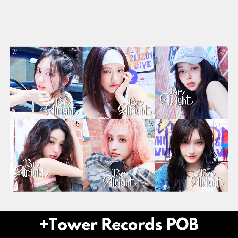 IVE Be Alright - Member Select + Tower Records POB