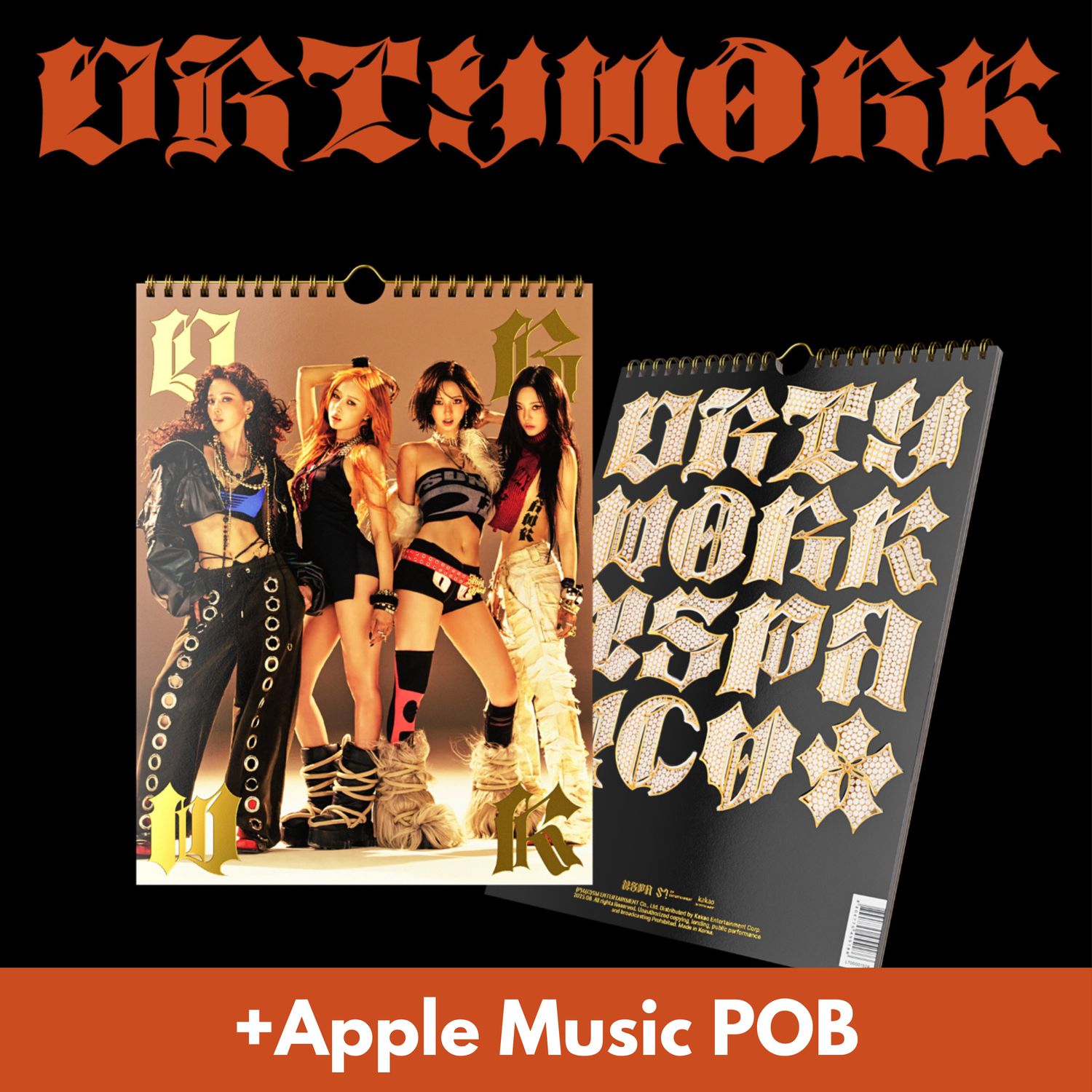 aespa Dirty Work - Dirty Worker + Apple Music POB