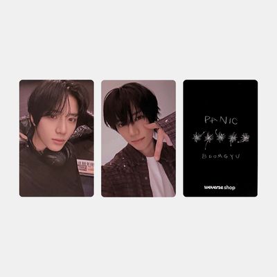 TXT BEOMGYU Panic Weverse POB