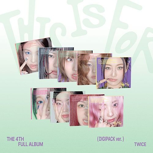 TWICE THIS IS FOR - Random Digipack + mostbiased POB