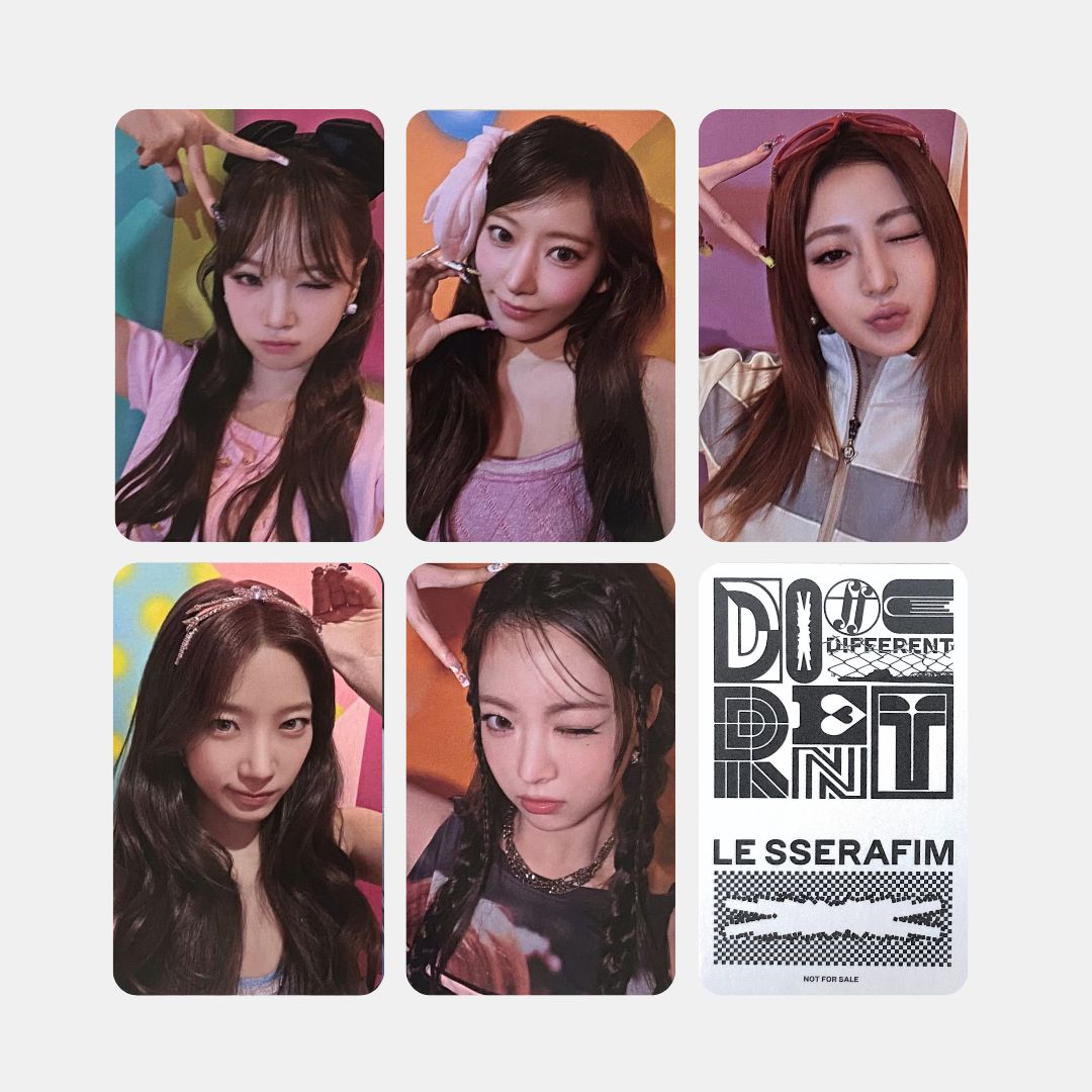 LE SERAFIM DIFERENT Weverse Japan Luckydraw 4