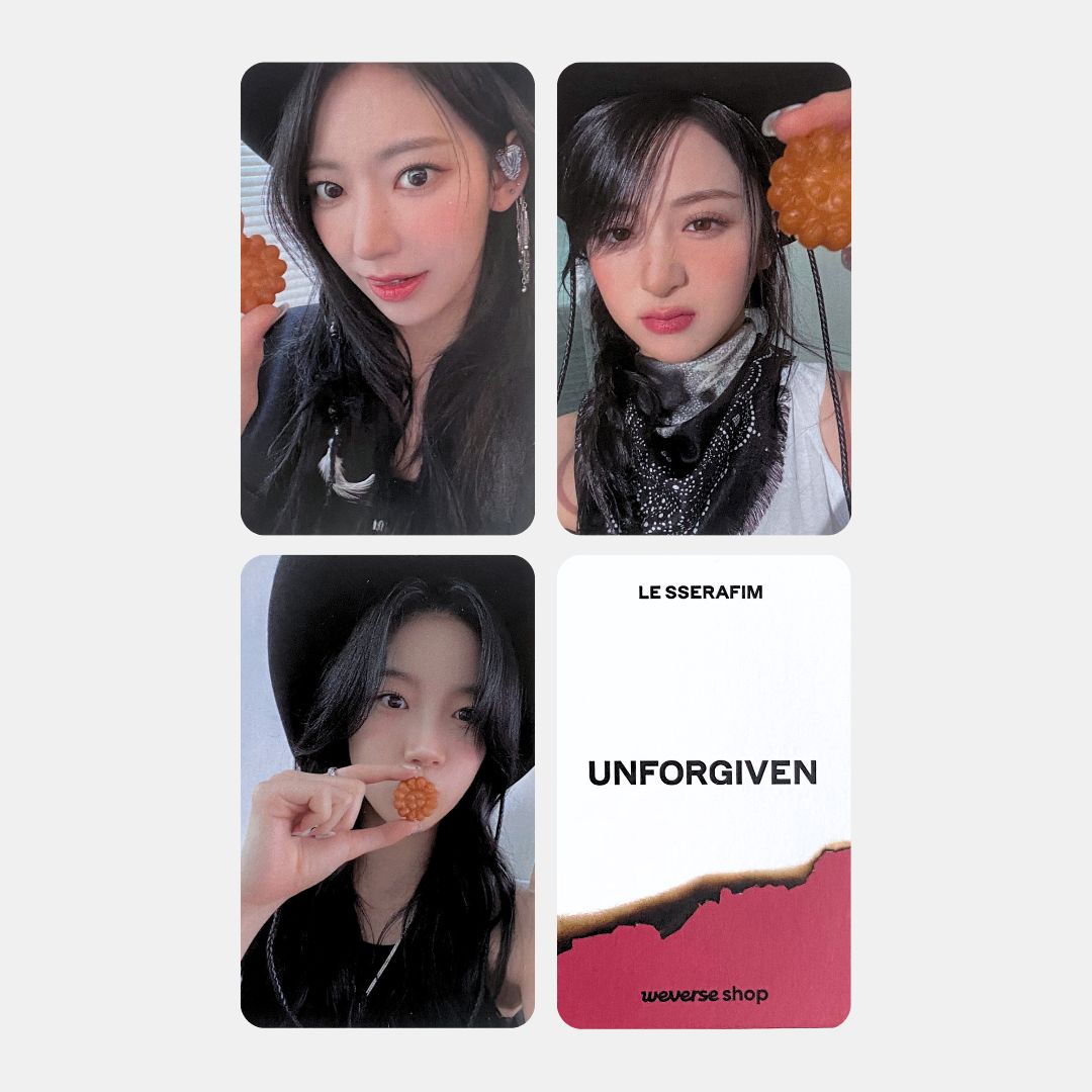LE SSERAFIM UNFORGIVEN Weverse POB