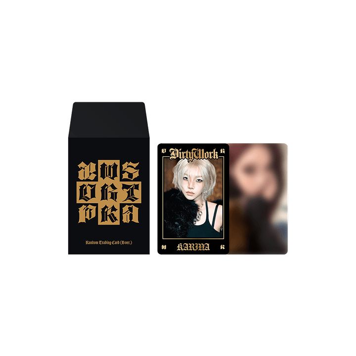 aespa DIRTY WORK - Random Trading Card Set B