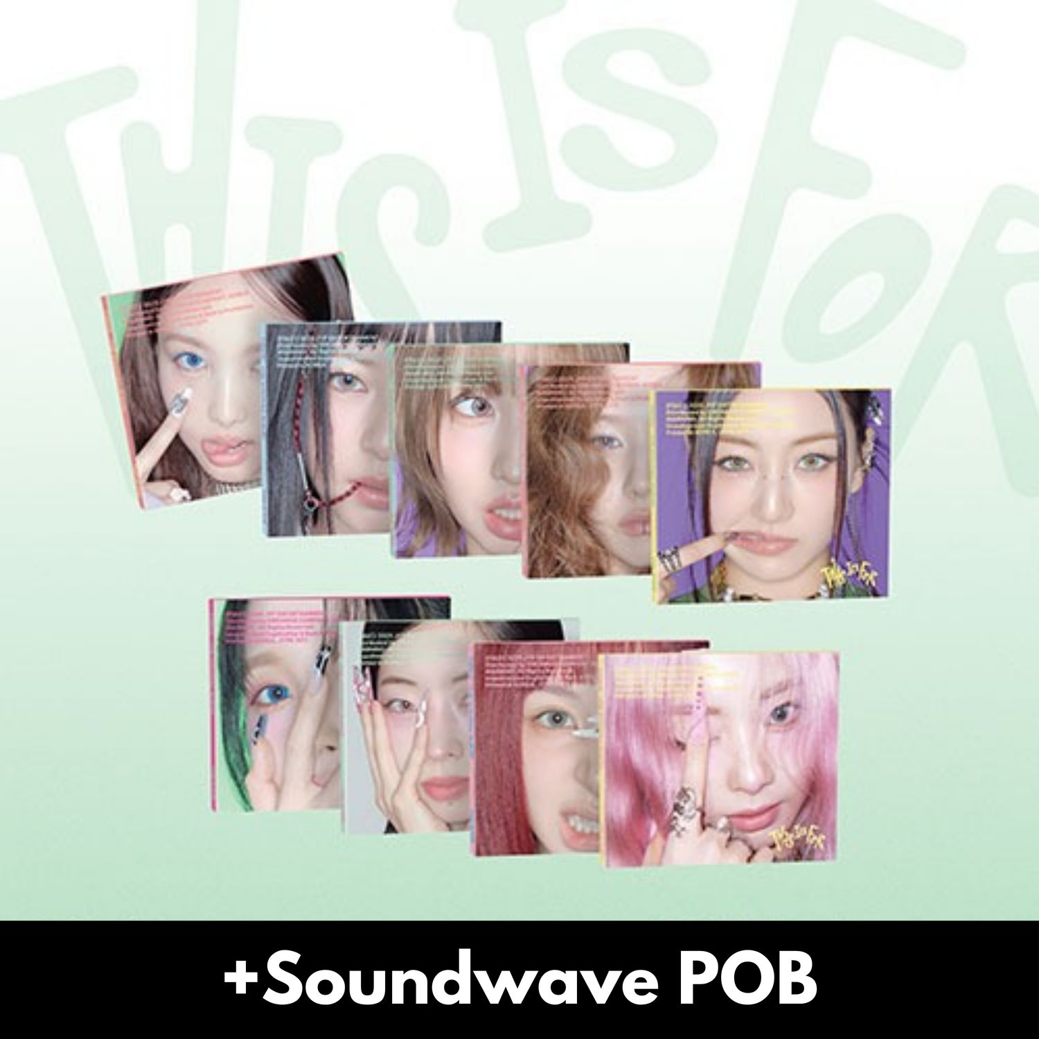 TWICE THIS IS FOR - Random Digipack + Soundwave POB